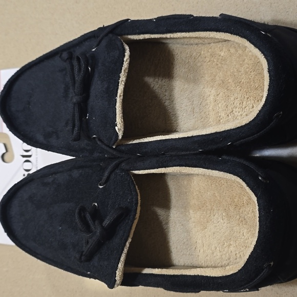 Isotoner Microsuede Boater Mocassin Slippers - Picture 6 of 11